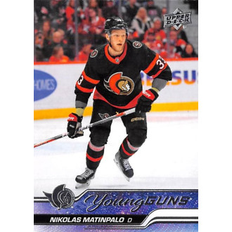 Řadové karty - Matinpalo Nikolas - 2023-24 Upper Deck Young Guns No.495