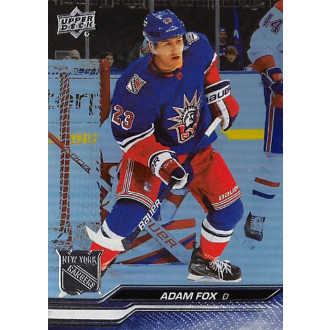 Paralelní karty - Fox Adam - 2023-24 Upper Deck Silver Foil No.124