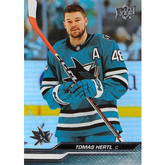 Paralelní karty - Hertl Tomas - 2023-24 Upper Deck Silver Foil No.144