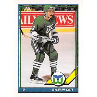 Řadové karty - Cote Sylvain - 1991-92 O-Pee-Chee No.249