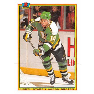 Řadové karty - Broten Aaron - 1990-91 Bowman No.185