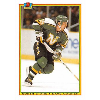 Řadové karty - Gagner Dave - 1990-91 Bowman No.186