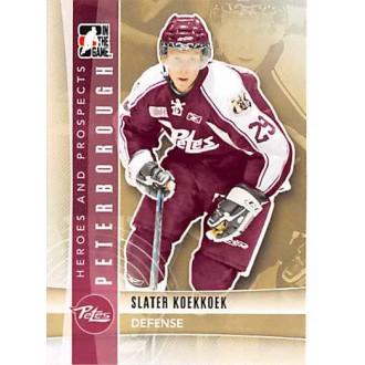 Řadové karty - Koekkoek Slater - 2011-12 ITG Heroes and Prospects No.38