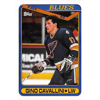 Řadové karty - Cavallini Gino - 1990-91 Topps No.36