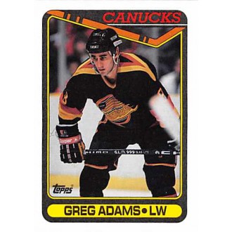 Řadové karty - Adams Greg - 1990-91 Topps No.106