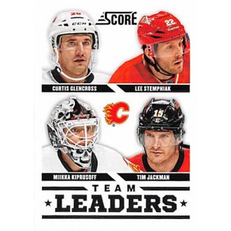 Řadové karty - Glencross Curtis, Stempniak Lee, Kiprusoff Miikka, Jackman Tim - 2013-14 Score No.554