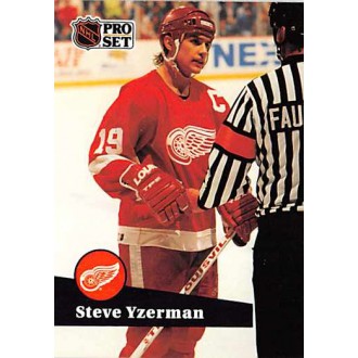 Řadové karty - Yzerman Steve - 1991-92 Pro Set No.62