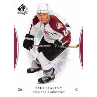 Řadové karty - Stastny Paul - 2007-08 SP Authentic No.71