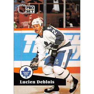 Řadové karty - Deblois Lucien - 1991-92 Pro Set French No.491