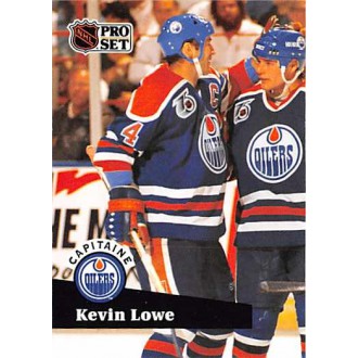 Řadové karty - Lowe Kevin - 1991-92 Pro Set French No.572