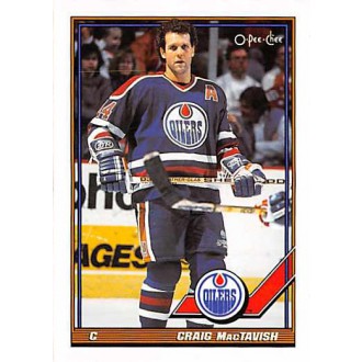 Řadové karty - MacTavish Craig - 1991-92 O-Pee-Chee No.63