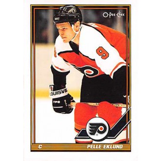 Řadové karty - Eklund Pelle - 1991-92 O-Pee-Chee No.111