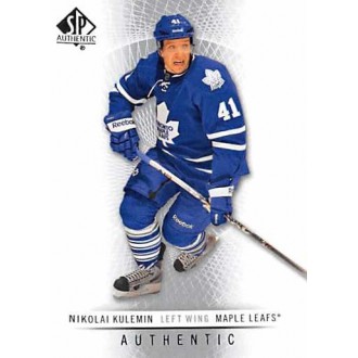 Řadové karty - Kulemin Nikolai - 2012-13 SP Authentic No.109