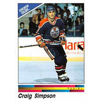 Řadové karty - Simpson Craig - 1990-91 Panini Stickers No.229