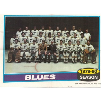 Insertní karty - St. Louis Blues - 1980-81 Topps Team Posters No.15