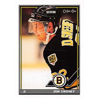 Řadové karty - Sweeney Don - 1991-92 O-Pee-Chee No.319