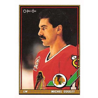 Řadové karty - Goulet Michel - 1991-92 O-Pee-Chee No.336