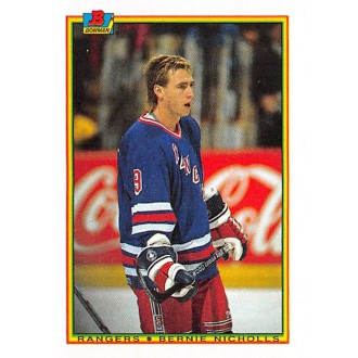 Řadové karty - Nicholls Bernie - 1990-91 Bowman No.221