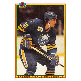 Řadové karty - Snuggerud Dave - 1990-91 Bowman No.249