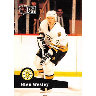 Řadové karty - Wesley Glen - 1991-92 Pro Set No.1