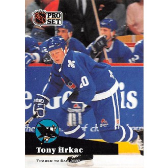 Řadové karty - Hrkac Tony - 1991-92 Pro Set No.205