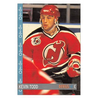 Řadové karty - Todd Kevin - 1992-93 O-Pee-Chee No.1