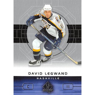 Řadové karty - Legwand David - 2002-03 SP Authentic No.51