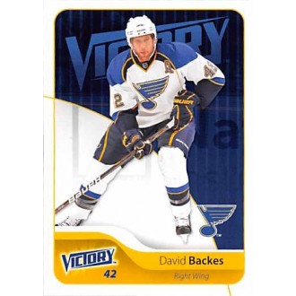 Řadové karty - Backes David - 2011-12 Victory No.165