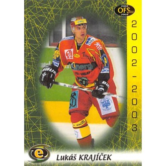 Extraliga OFS - Krajíček Lukáš - 2002-03 OFS No.282