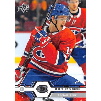 Řadové karty - Kotkaniemi Jesperi - 2019-20 Upper Deck No.48