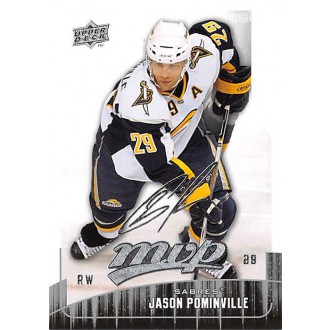 Řadové karty - Pominville Jason - 2009-10 MVP No.259