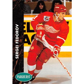 Řadové karty - Fedorov Sergei - 1991-92 Parkhurst French No.38