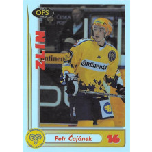 Čajánek Petr - 2001-02 OFS Insert RED modrá No.RE18D