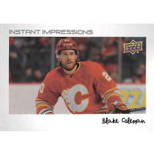 Coleman Blake - 2022-23 Upper Deck Instant Impressions No.30