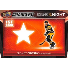 Crosby Sidney - 2021-22 Credentials 1st Star of the Night No.3