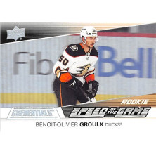 Groulx Benoit-Olivier - 2021-22 Credentials Speed of the Game Rookies No.12