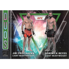 Procházka Jiří, Reyes Dominick - 2022 Donruss UFC Duos Green Flood No.7