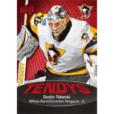 Tokarski Dustin - 2022-23 Upper Deck AHL Tendys Red No.T19