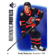 Batherson Drake - 2021-22 SP Authentic Profiles Blue No.AP3