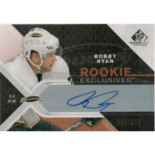 Ryan Bobby - 2007-08 SP Game Used Rookie Exclusives Autographs No.RE-BR