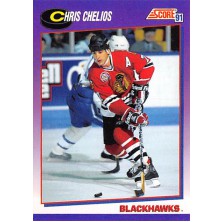 Chelios Chris - 1991-92 Score American No.235